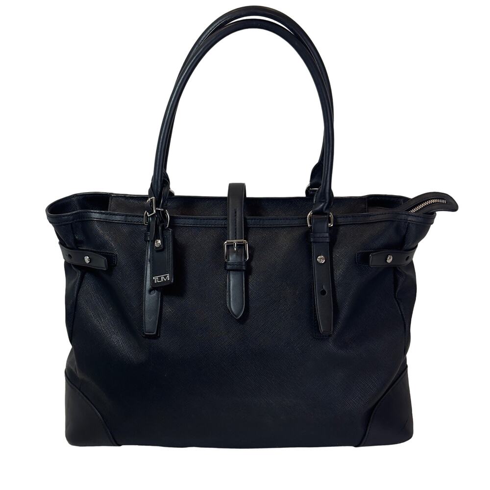 Tumi Villa Viverone Large Black Business Tote Shoulder Bag Corpcore 73177D